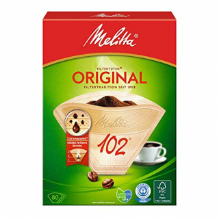 Melitta Original Kaffefilter 102 Natura 80 stk