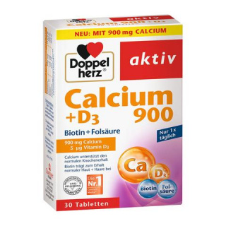 Doppelherz Calcium 900 + D3 30stk