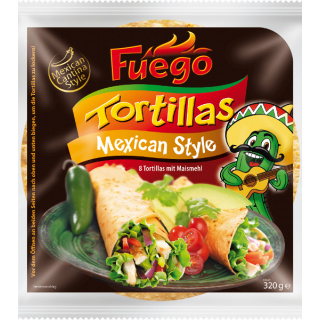 Fuego Tortillas Mexican Style 320g (Bedst før 08.12.23)