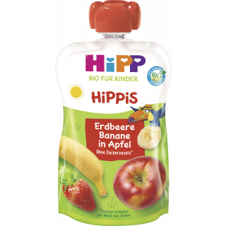 Hipp Hippis Bio Theo Toucan Jordbær-Banan I Æble 100g