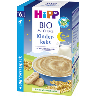 Hipp Bio Mælkegrød Børnekiks 450g