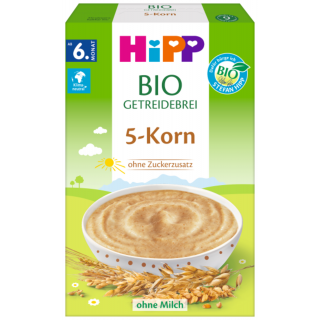 Hipp Bio Grød 5 Korn 200g
