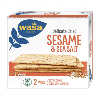 Wasa Tasty Snacks Sesame & Sea Salt 190g