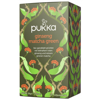 Pukka Bio Tea Ginseng Matcha 20pcs