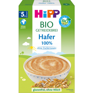 Hipp Bio Grød 100% Havre 200g