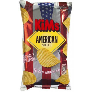Kims American Grill Chips 175g